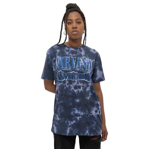 Amazon.com: Nirvana Men's Nevermind Wavy Logo (Dip-Dye) Tie Dye T